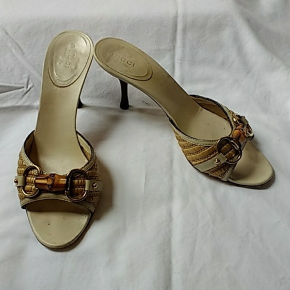 gucci stacked heel